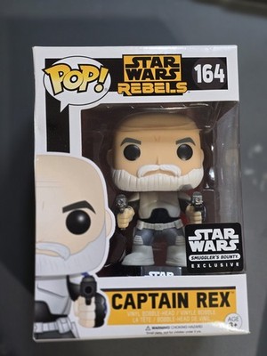 Funko Pop Star Wars Rebels Captain Rex 164 Smuggler's Bounty Vinyl Figure