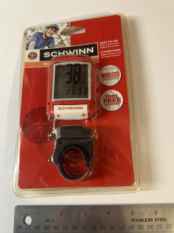Schwinn Bicycle Computer 12 Functions Speed Distance, Original Package, Sealed