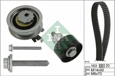Zahnriemensatz für AUDI SEAT SKODA VW A1 City Carver Sportback A3 Limousine