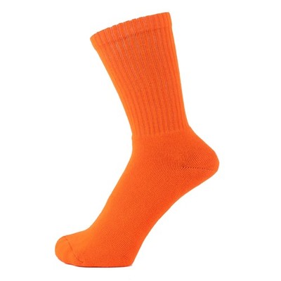 ZAKIRA Finest Combed Cotton Terry Lined Athletic Sports Crew Socks for Men, W...
