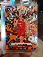 2025 Donruss CAITLIN CLARK  /399 My House Orange Laser SP No.4 Fever WNBA
