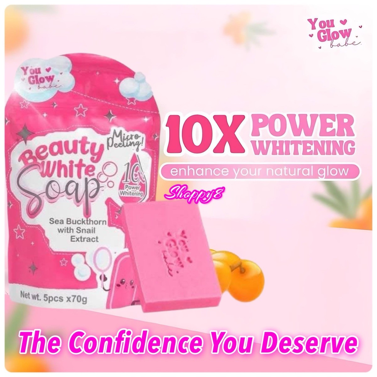 you glow babe glutathione review Beauty White Soap by You Glow Babe, 5 Bars x 70g