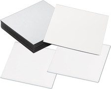 26 Pieces 2 Inch Adhesive Small Square Mirrors  Mini Size DIY Craft Mirrors with