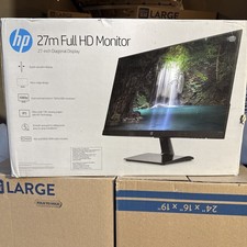 HP 27M 27" Full HD IPS LED Monitor, Black