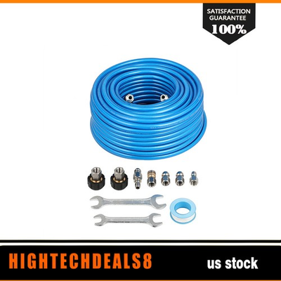 #ad 5800 PSI Pressure Washer Sewer Jet Kit 100ft 1 4quot; Upgraded PU Hose Blue New $58.09
