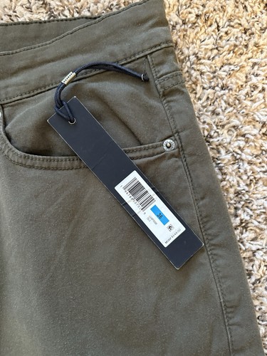 Karl Lagerfeld Paris Cargo Pants Olive Green Cotton Stretch Men's Size 36x28 NWT - Picture 7 of 12