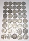 ROOSEVELT SILVER DIME LOT OF 39 COINS & 1913 BARBER DIME TOTAL 40 COINS