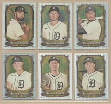 2024 Topps Allen & Ginter Silver Portrait Foil TIGERS Base Team Set of (6)