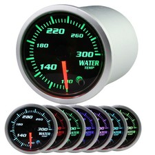 For Universal Water Temperature Gauge 12v 52mm 100-300f Red Needle Led Kit New