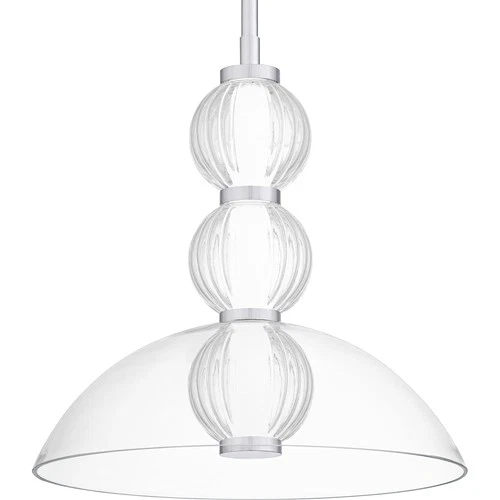 Quoizel PCELW1812 Elway 12"W LED Pendant - Chrome - Picture 9 of 12