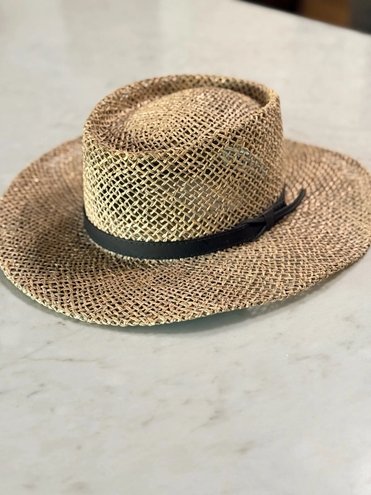 Stetson Wheat Straw Gambler Sun Hat Size S/M