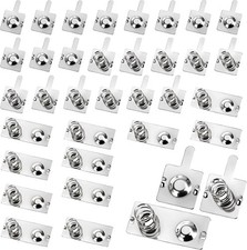 12 Pairs Battery Contacts AA Battery Springs Battery Negative to Positive Con...