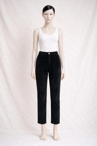 Kenzo, Kenzo Samt Hose Schwarz Vintage Original