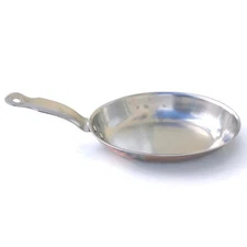 Legion Utensil Scavullo Copper Oval Pan Skillet 10 62 Frying Searing Omelet Fish