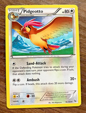 Pidgeotto 76/106 - 2014 Pokemon Flashfire Uncommon Card - CLEAN NM