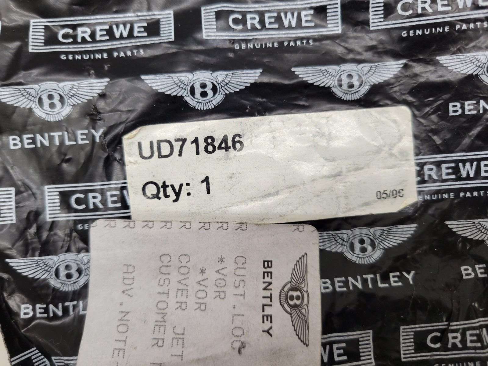 Rolls Royce / Bentley WASHER JET COVER UD71846