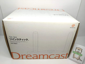 Dreamcast Twin Stick Controller HKT-7500 w/Box Tested SEGA DC 0302D