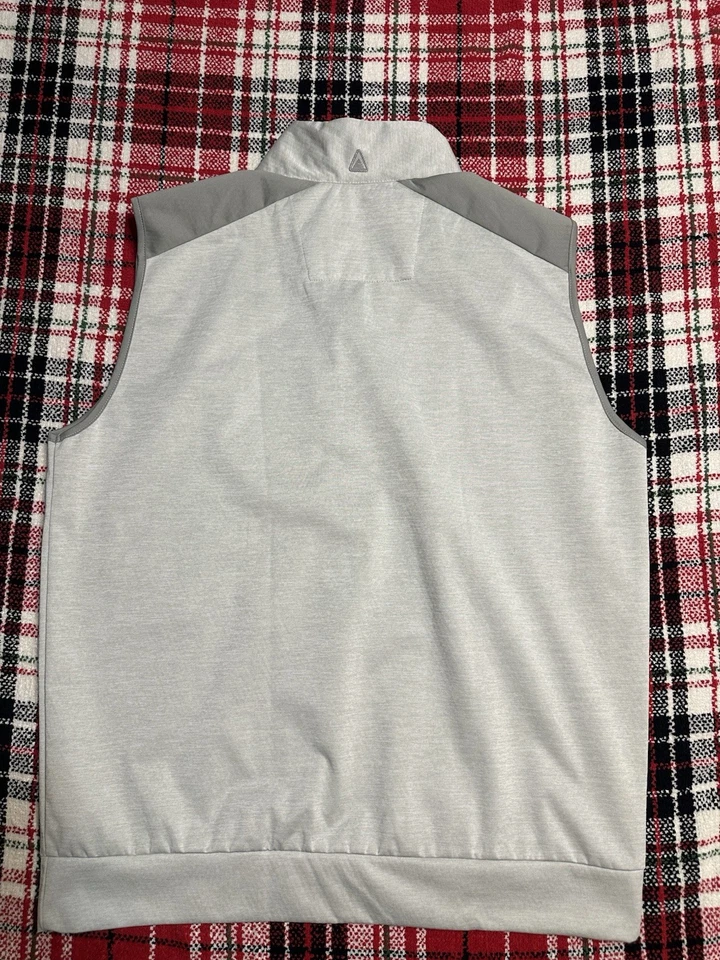 Chaleco Element Antigua para Hombre Talla XL Gris, Cremallera 1/4, Chaleco de Golf de Rendimiento Foto 3 de 3