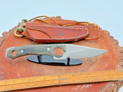 Rare Dwaine Carrillo AirKat Hunter knives with custom Sheaths--2066.25
