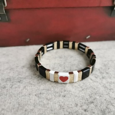 Roxanne Assoulin Neutral Heart Classics Bracelet - Gold & Black