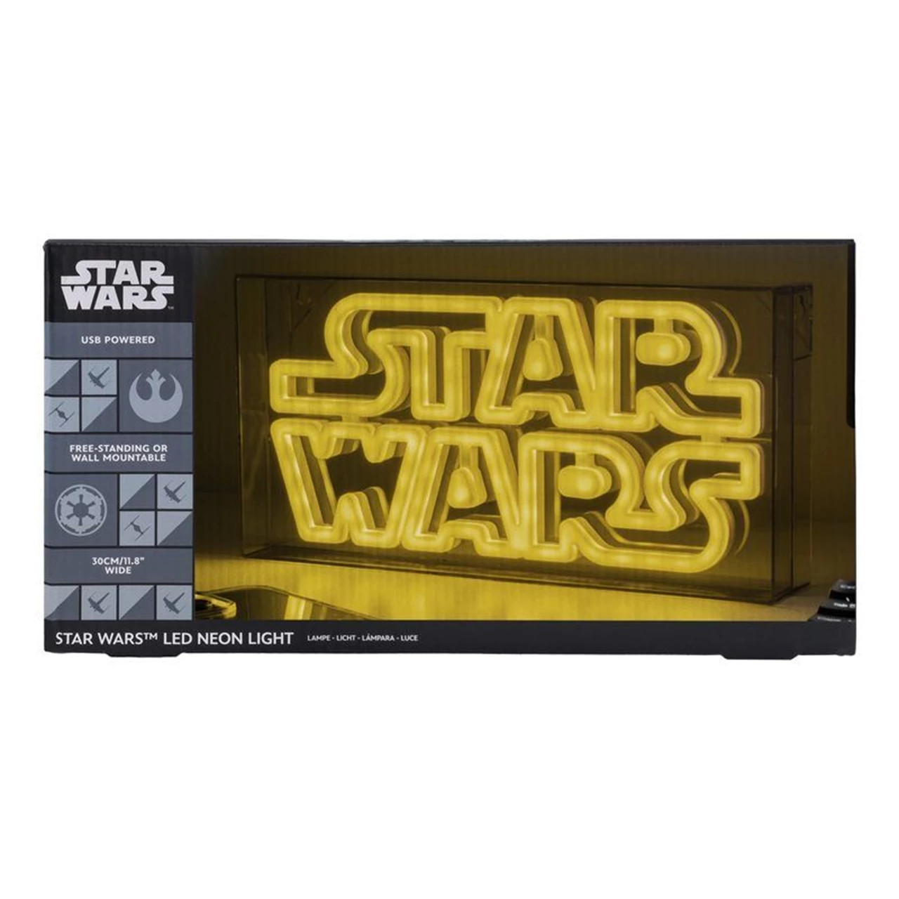 Star Wars Logo LED Neon 30cm Light Officially Licensed Paladone NEW Free Postage