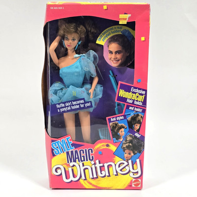 STYLE MAGIC WHITNEY #1290 WONDRACURL HAIR 1988 BARBIE MATTEL NEW IN BOX VTG RARE