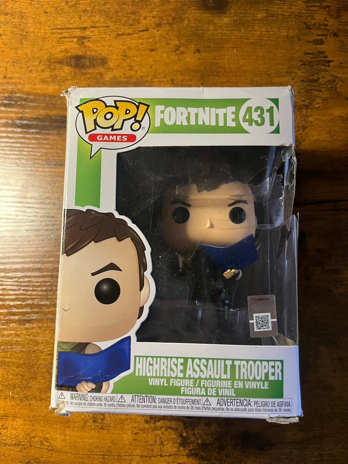 Funko Pop!: Fortnite: Highrise Assault Trooper #431 *Box/Sun Damage*