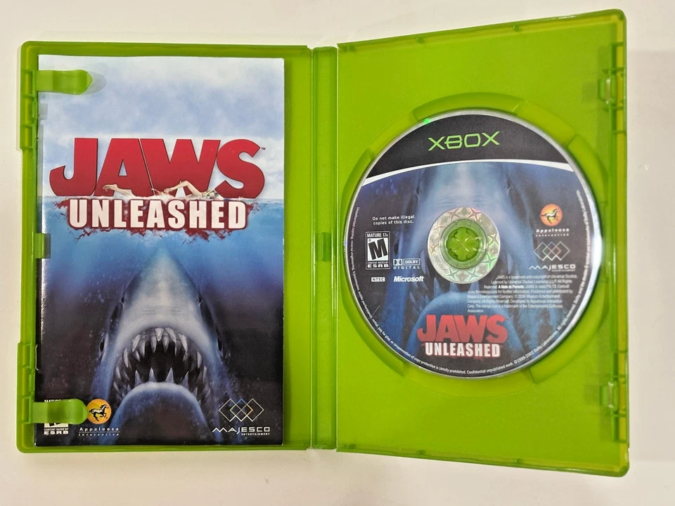 Jaws Unleashed (Microsoft Original Xbox) CIB Complete! - Image 3 of 4