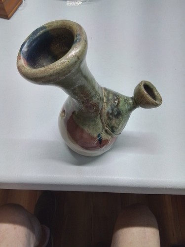 Handmade Pottery Pipe Or Bong For Functional Use Smoking Accessory 2000