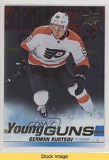 2019-20 Upper Deck Young Guns Silver Foil German Rubtsov #486 READ 1io