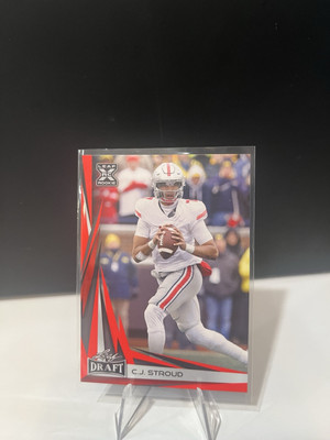 2023 Leaf Draft - V2 Red #B2-8 C.J. Stroud (RC)