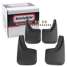 Front Rear Factory Style Mud Guards Splash Flaps for 2014-2018 Chevy Silverado M