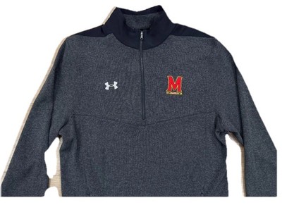 UNDER ARMOUR Men’s Maryland Terrapins 1/4 Zip Jacket Pullover L NEW  1305782