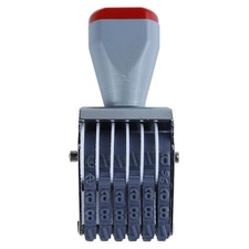 6 Digit Number Roller Stamps - Small Changeable 6 digit rubber stamp, No