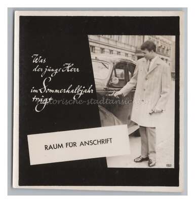 Advertising GDR DEWAG - fashion what the gentleman wears in the summer months - photo