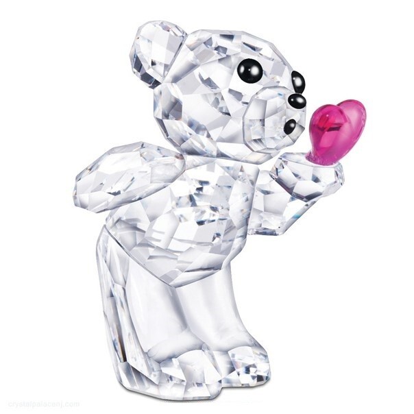 Swarovski Crystal 'Blowing Kisses Kris Bear' Figurine #1016623 | eBay