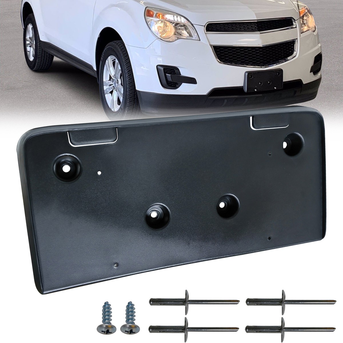 For 2010-15 Chevrolet Equinox Front License Plate Frame Holder