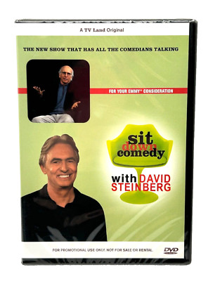 SIT DOWN COMEDY w/ David Steinberg + Larry David FYC Promo DVD Rare Sealed