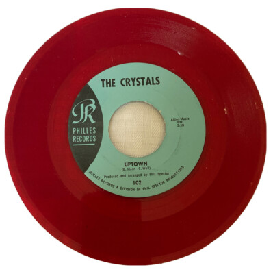 Crystals 45 Uptown / What a Nice Way to Turn Seventeen NEW reissue unplayed RED