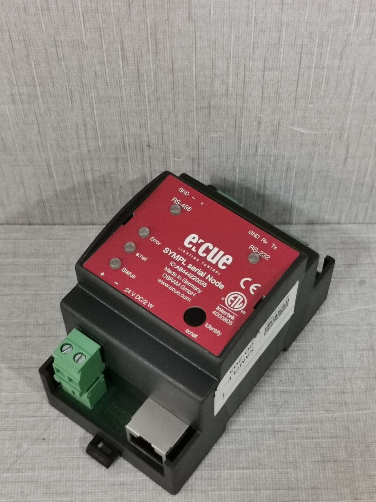 E:CUE IC:AB444220035 SYMPL SERIAL NODE WITHOUT ACCESSORIES | eBay