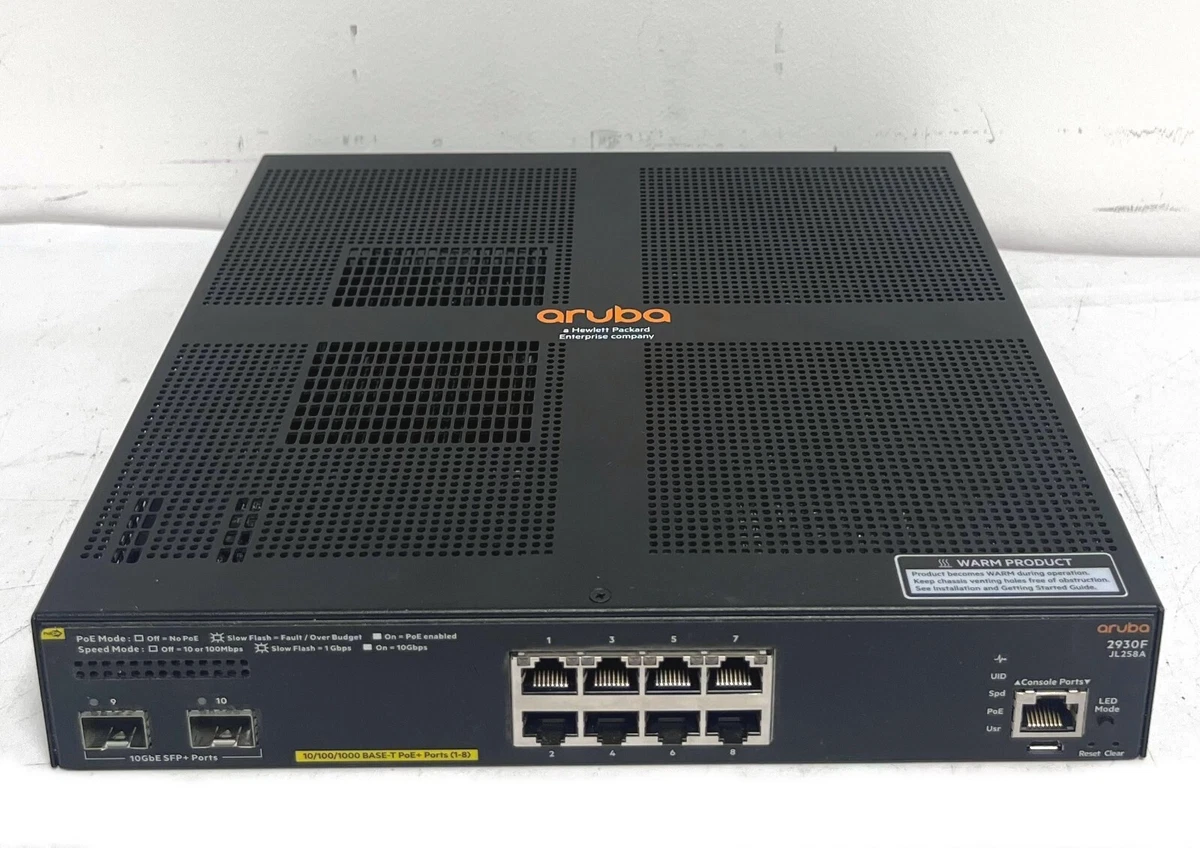 Aruba 2930F 3 层企业网络交换机| eBay