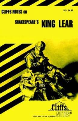 Shakespeares King Lear (Cliffs Notes) - Paperback - VERY GOOD