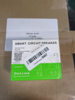 WiFi Circuit Breaker Intelligent 2P Din Rail Mount AC 230V TOWSM1 100 40A #I4