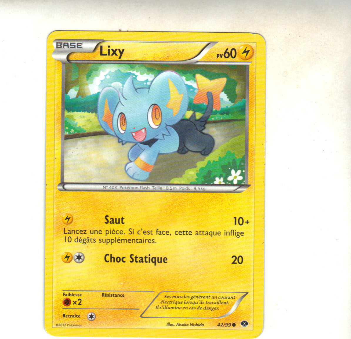 Pokemon No. 42/99 - Lixy - HP60 (A996) | eBay UK