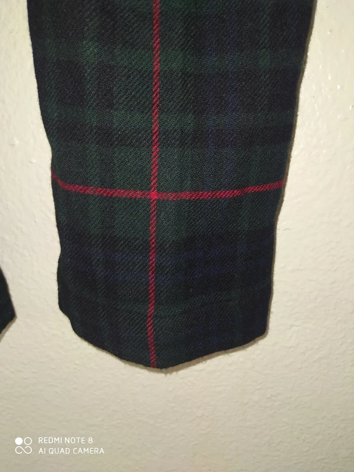 POLO RALPH LAUREN Blackwatch Tartan Golf 36 X 33 Tweed Wool Flannel Pants - Image 4 of 4