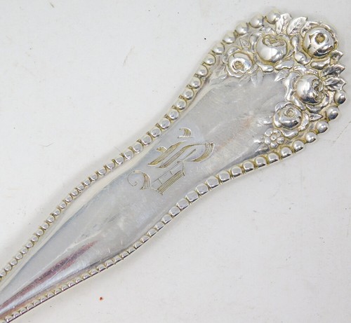 Gorham Lancaster 7.5" Pierced Tomato Server Sterling Silver Old Marks "B" Mono - Picture 3 of 9