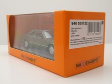 Mercedes 560 Sec C126 1986 Coupe Grey Maxichamps 940035122 1:43 Benz Gris Metal