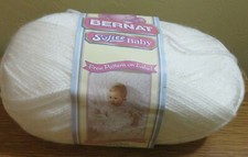 Bernat Softee Baby White Yarn 5 oz. Acrylic