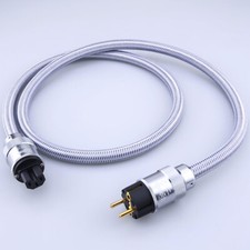 12 AWG HiFi Audio AC Power Cable US EU Schuko OFC Power Supply Cable Cord