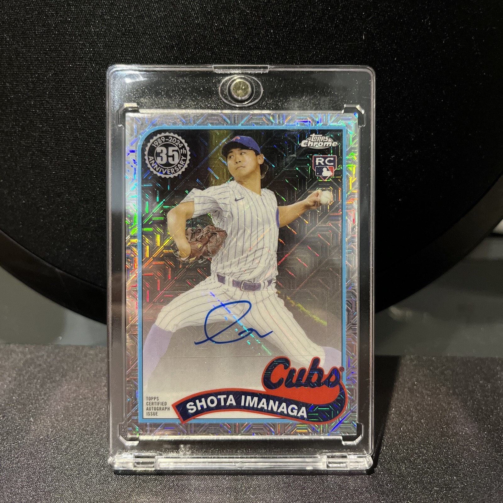 SHOTA IMANAGA 2024 Topps Silver Pack Mojo RC Auto #2T89C-47 Cubs Refractor